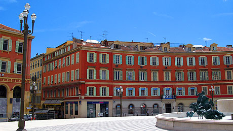 Central square in the old town area of the Nice photo