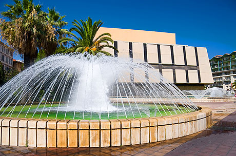 City fountain in Nice France photo