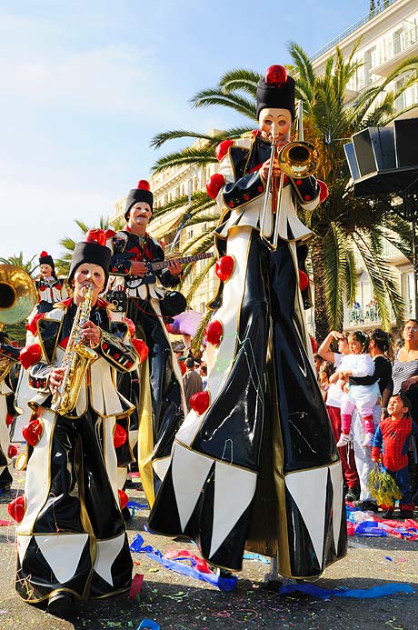 Colorful parade at the Nice festival photo