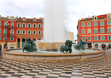 Plaza Massena in Nice France photo