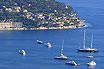 Sailing Boat In Saint Jean Cap Ferrat Bay