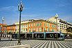 Tram In Massena Square On The French Riviera