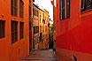 Typical Old Architecture With Traditional Colors In Nice France