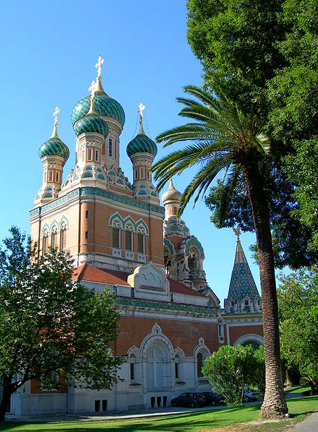 Biserica Rusă în Nisa pe Riviera franceză foto